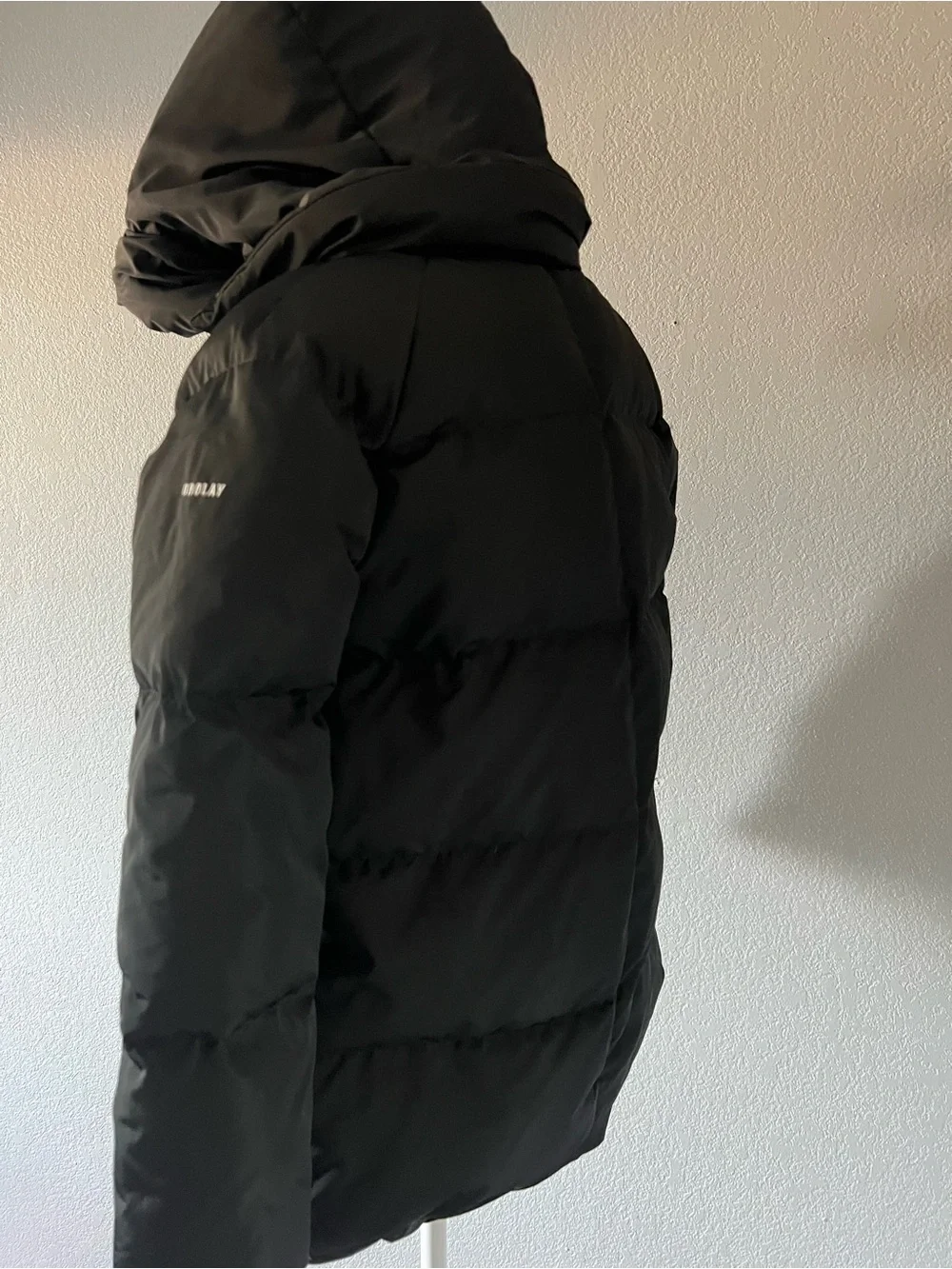 Kids Black Hooded Puffer Jacket - Warm Winter Coat